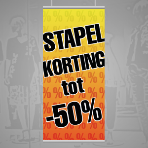 Stapelkorting en percentage