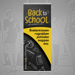 Back to school voor verkoop van schoolartikelen