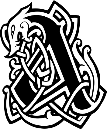 Muursticker Keltisch logo Amon Amarth
