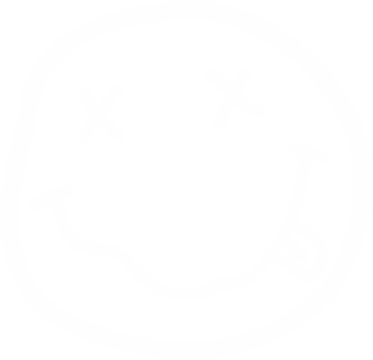 Autosticker Nirvana smiley logo