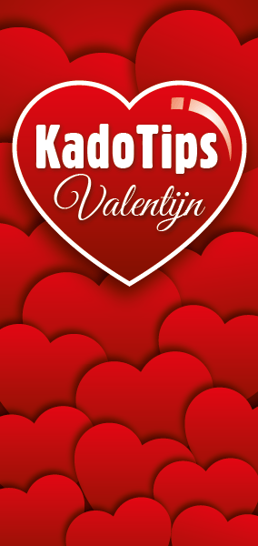 Etalage banner Kadotips voor Valentijn