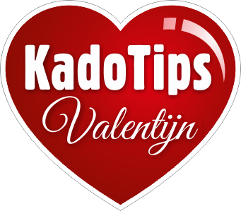 Raamsticker Kadotips Valentijn in rood hartje