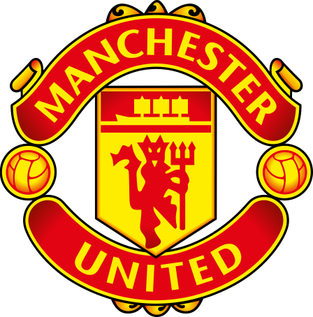 Muursticker Manchester United in kleur