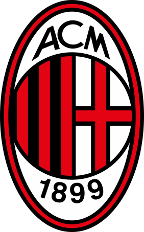 Muursticker AC Milan in kleur