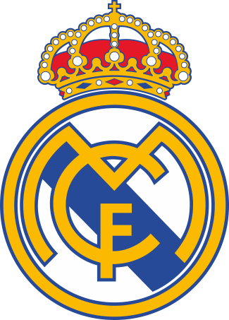 Muursticker Real Madrid in kleur
