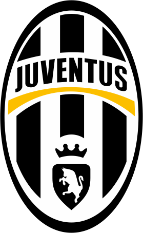 Muursticker Juventus in kleur