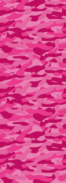 Behang banner Camouflage patroon met roze tinten