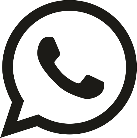 Sticker WhatsApp logo uitgesneden