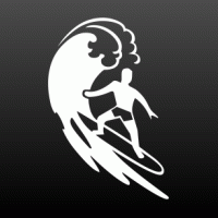 Surfer in golf