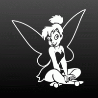 Tinkerbell zittend