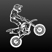 Motocross wheelie