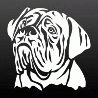 Bordeaux dog kop