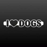 I love dogs met hartje
