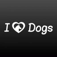 I love dogs met kop