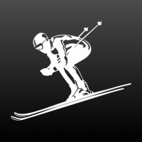 Wintersport skien