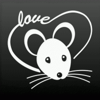 Muisje hartje love
