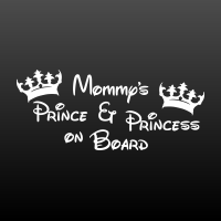 Mommy's Prince & Princess on board