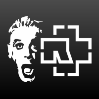 Till Lindemann Rammstein met logo