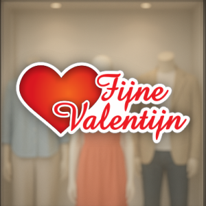 Fijne Valentijn met verzonken hart