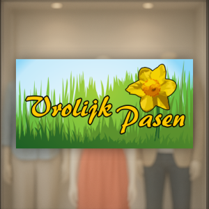 Vrolijk Pasen met narcis
