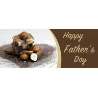 Happy Father's Day met chocolade