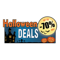 Halloween DEALS met percentage naar keuze, spookhuis en pompoenen