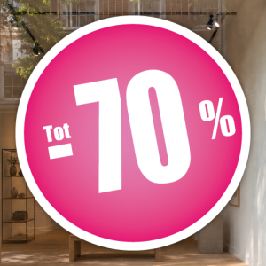 korting rond wit-roze
