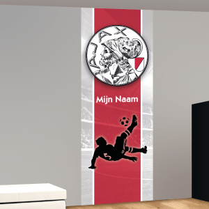 Oud logo Ajax, gepersonaliseerd met eigen naam