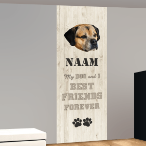 hond Beagle met eigen naam