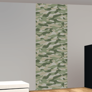 Camouflage patroon fijn in groen-grijze tinten