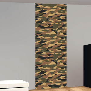 Camouflage patroon fijn in groen-bruin-beige-zwart