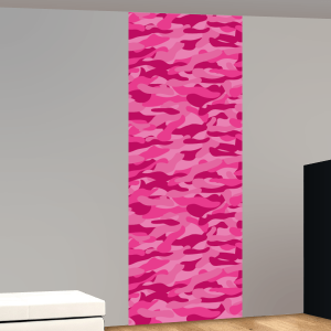 Camouflage patroon met roze tinten