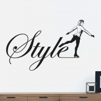 Style met schaatser
