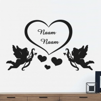 Hart met Cupido en namen