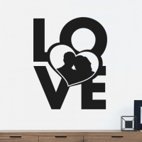 LOVE met hart en koppel