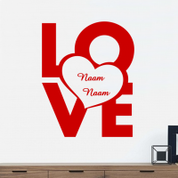 LOVE met hart en namen
