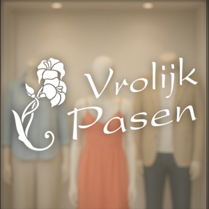 Vrolijk Pasen met bloemen