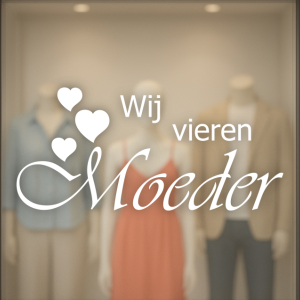 Wij vieren moeder en hartjes
