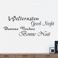 Welterusten Good night Bonne..