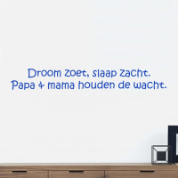 Droom zoet slaap zacht