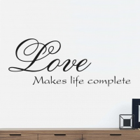 Love makes life complete