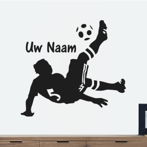 Voetballer met eigen tekst