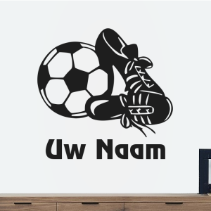 voetbal en schoenen