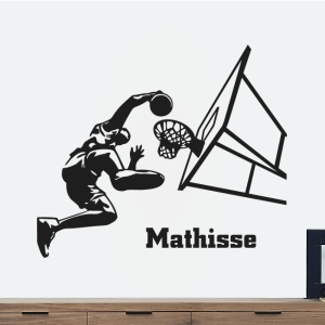 Basketbalspeler + tekst