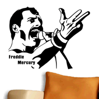 Freddie Mercury met micro