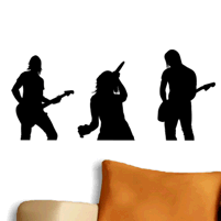 Muziekband met zangeres