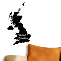 Landkaart United Kingdom