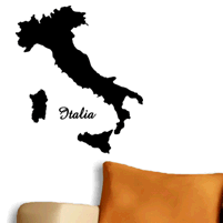Landkaart Italia