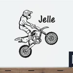 Motocross wheelie