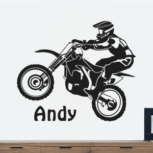 Motocrosser + naam